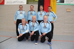 hinten von links: Siegfried Stauch, Klaus Lehmann, Rolf Linse, Manfred Kull vorne von links:  Wolfgang Elsäßer, Hermann Leher, Klaus Wagenblast